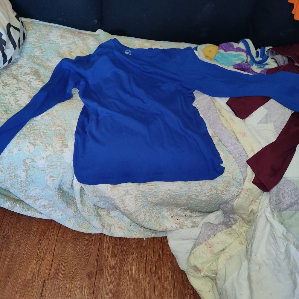 Wonder Nation Navy Blue Long Sleeve Shirt